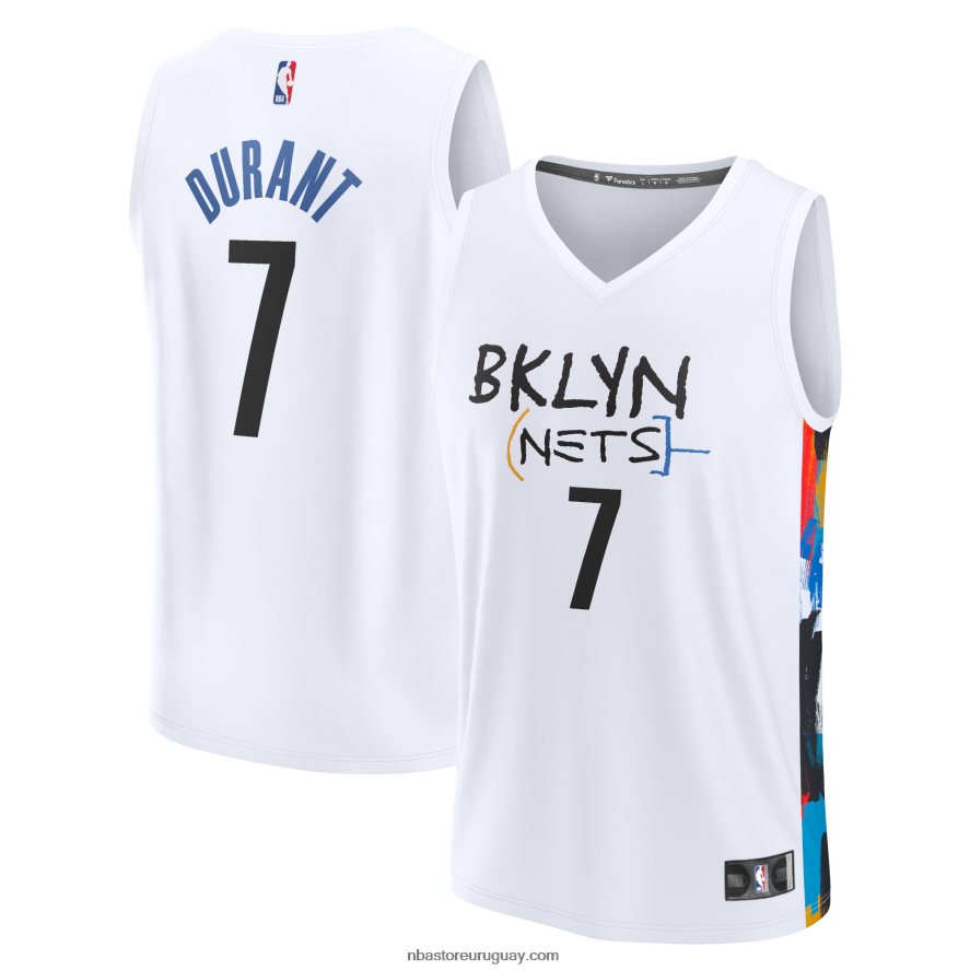 brooklyn nets kevin durant blanco fastbreak jersey 6L080N1256 NBA