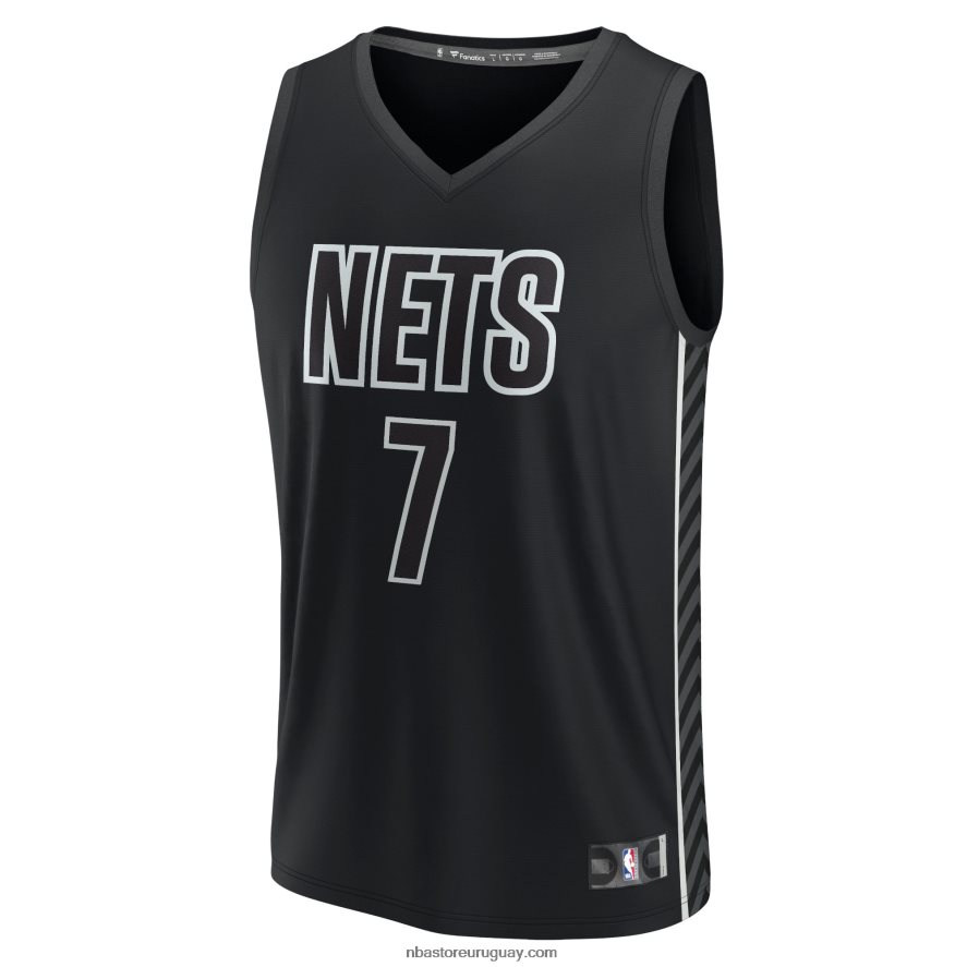 brooklyn nets kevin durant camiseta de jugador de contraataque negro 6L080N2954 NBA