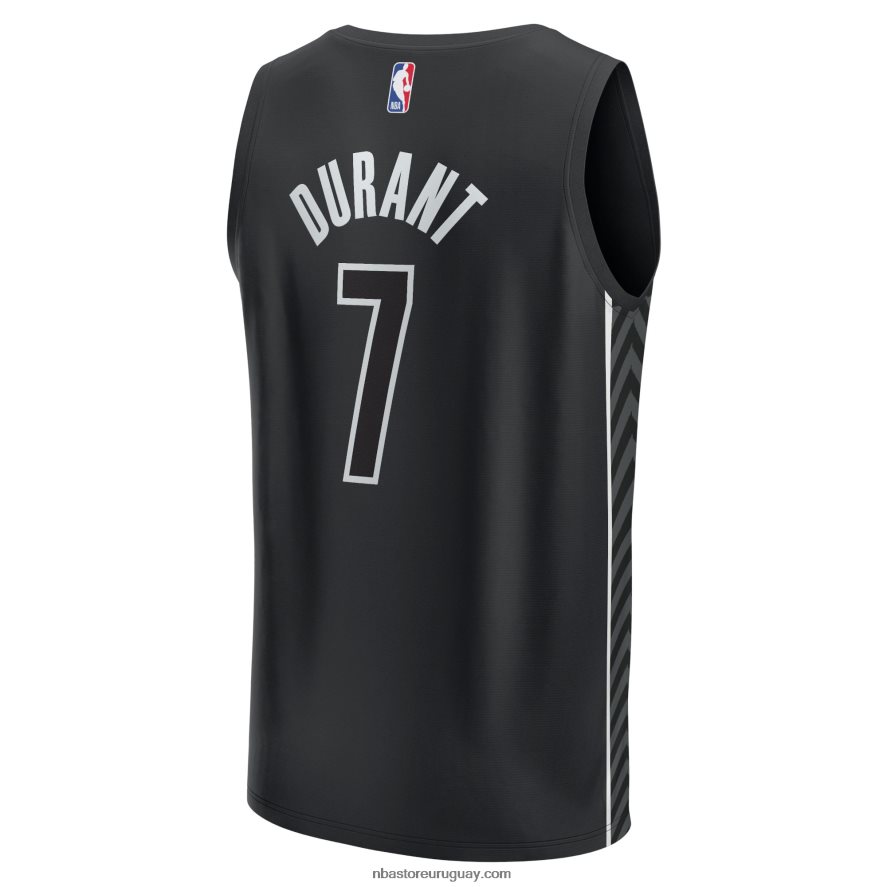 brooklyn nets kevin durant camiseta de jugador de contraataque negro 6L080N2954 NBA