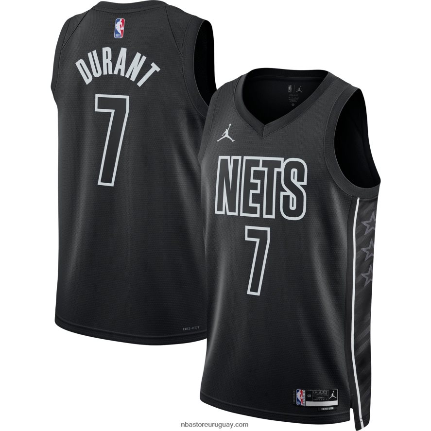 brooklyn nets kevin durant jordan marca negro swingman jersey 6L080N243 NBA