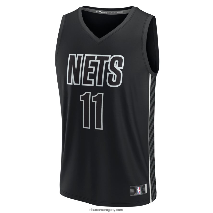 brooklyn nets kyrie irving camiseta de jugador de contraataque negro 6L080N8060 NBA