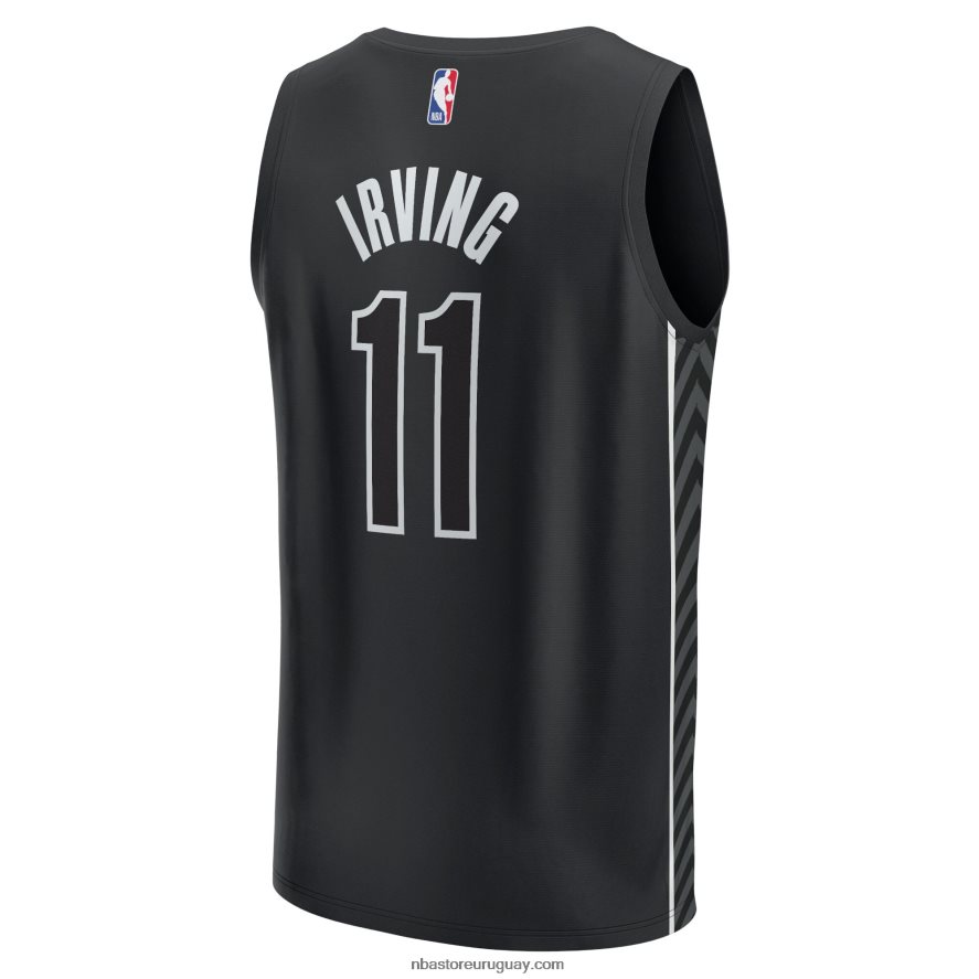 brooklyn nets kyrie irving camiseta de jugador de contraataque negro 6L080N8060 NBA