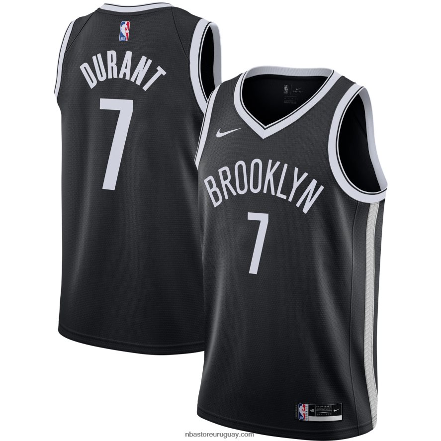 camiseta de los brooklyn nets kevin durant nike negro swingman 6L080N10697 NBA