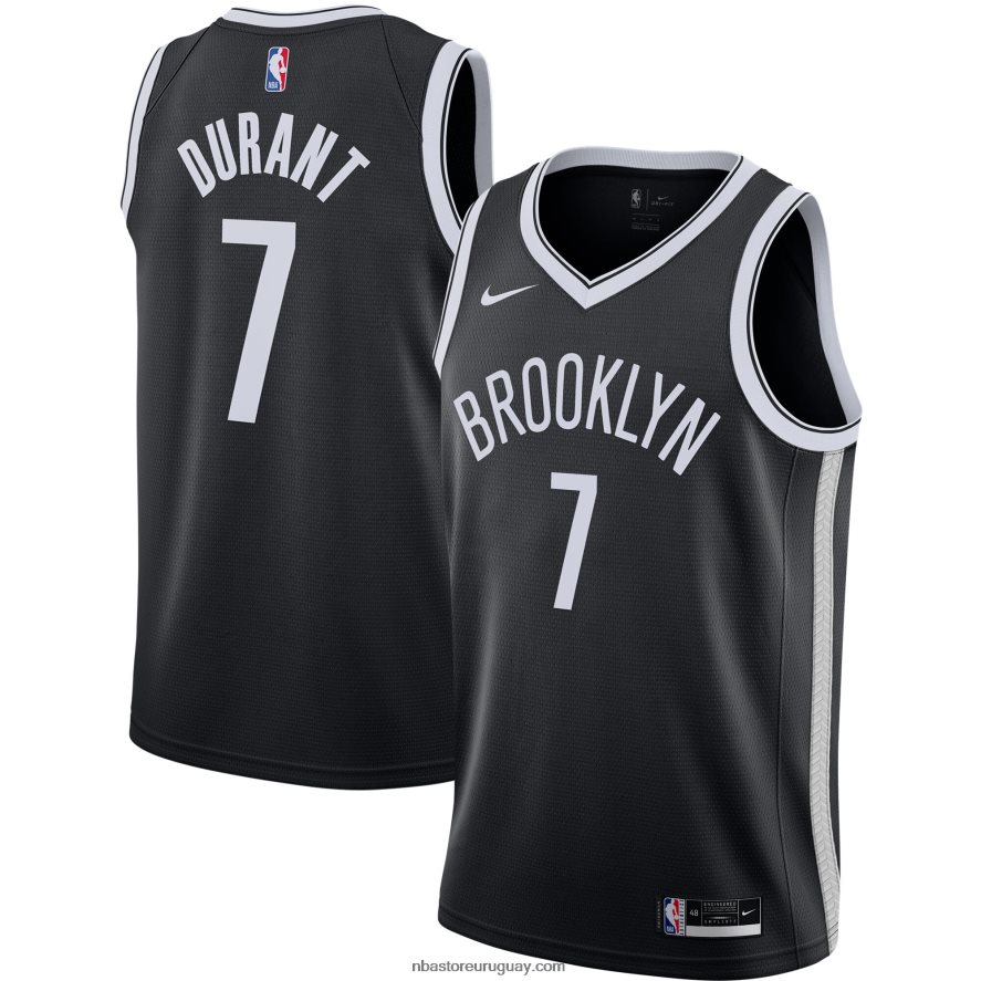 camiseta de los brooklyn nets kevin durant nike negro swingman 6L080N10697 NBA