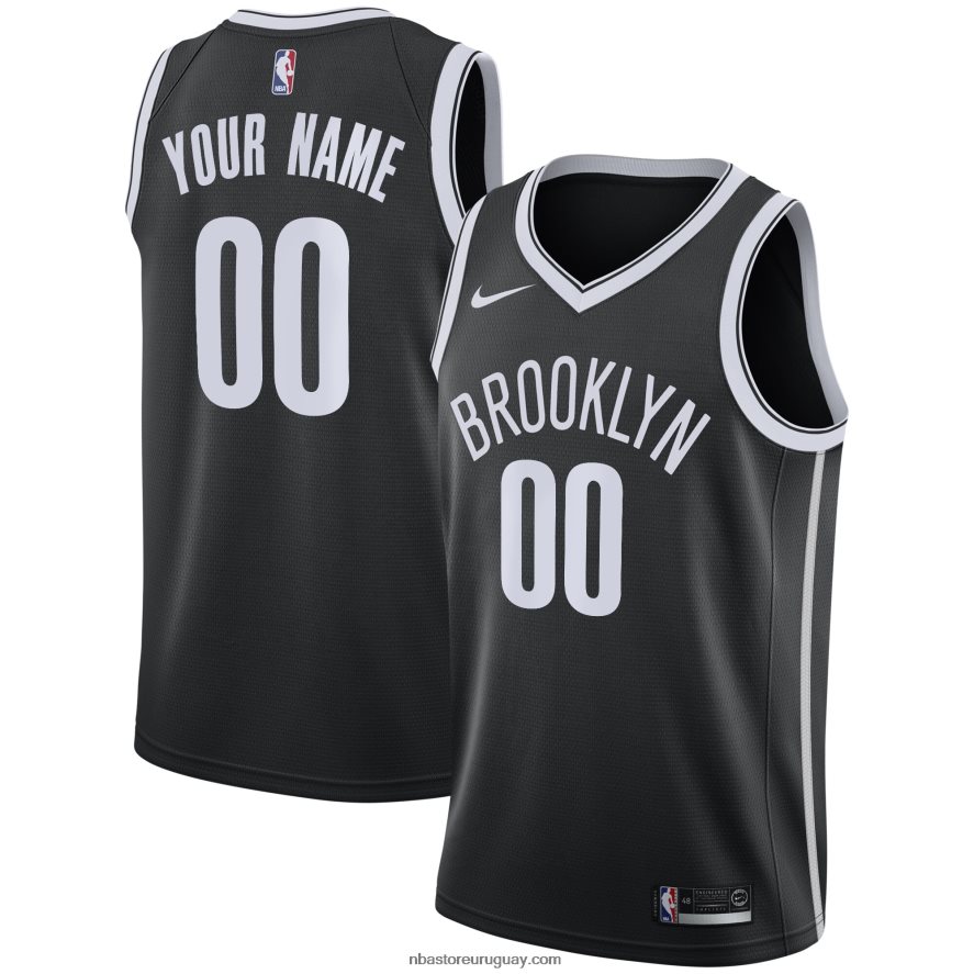 camiseta de los brooklyn nets nike swingman negro 6L080N5706 NBA