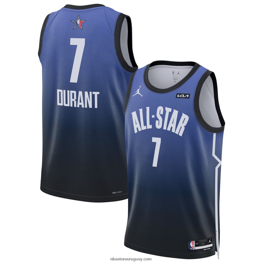 kevin durant jordan marca azul juego de estrellas camiseta swingman 6L080N595 NBA