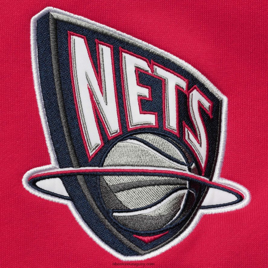 new jersey nets mitchell & ness azul marino hardwood classics colorblock sudadera con capucha 6L080N6683 NBA