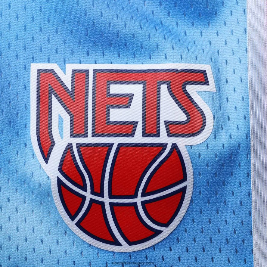 new jersey nets mitchell & ness blue big & tall hardwood classics team swingman shorts 6L080N8142 NBA