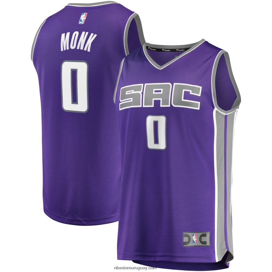 Sacramento Kings Malik Monk Réplica de camiseta morada de descanso rápido 6L080N405 NBA
