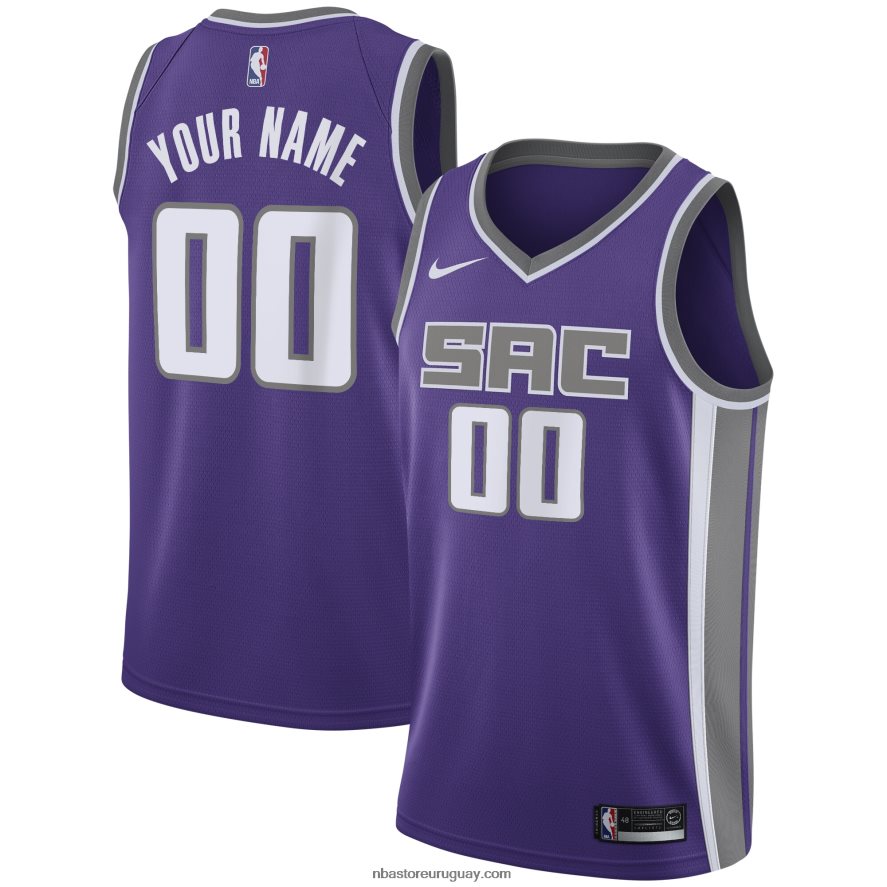 Sacramento Kings Nike púrpura Swingman camiseta personalizada 6L080N5213 NBA