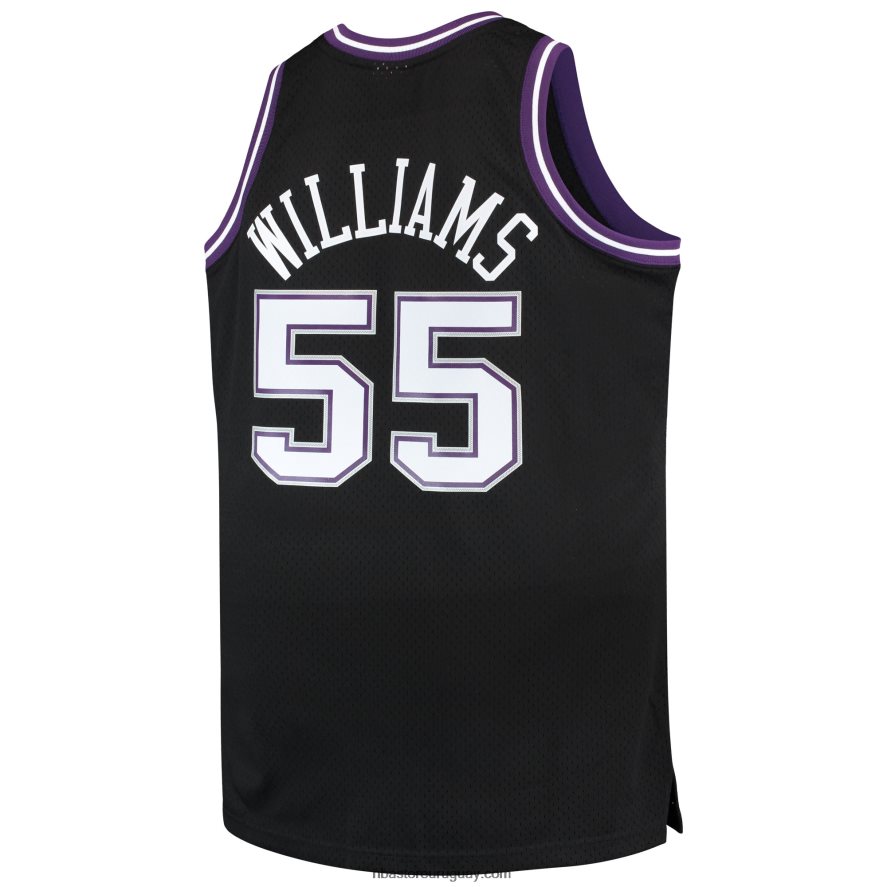 sacramento kings jason williams mitchell & ness negro grande y alto hardwood classics swingman jersey 6L080N740 NBA