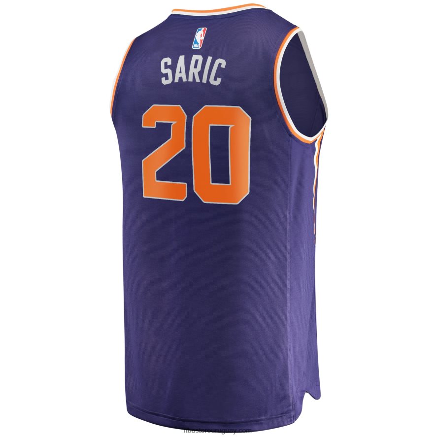 Phoenix Suns Dario Saric Réplica de camiseta morada de jugador Fast Break 6L080N7814 NBA