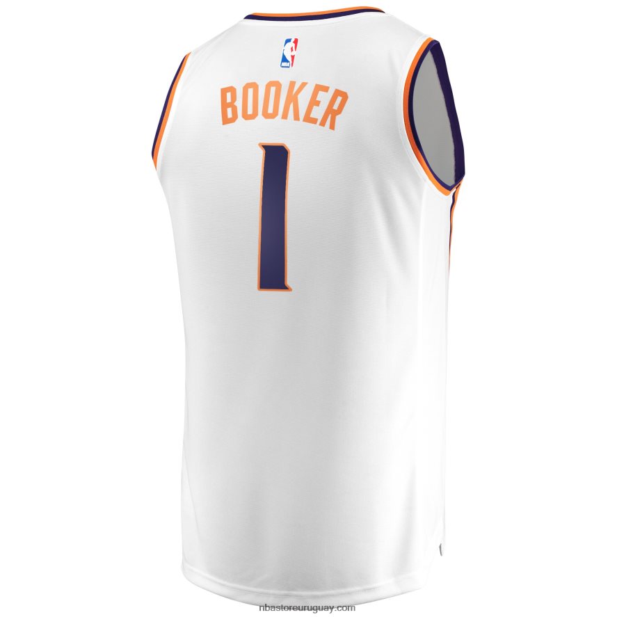 Phoenix Suns Devin Booker Réplica De Jersey Blanco Fast Break Réplica 6L080N6074 NBA