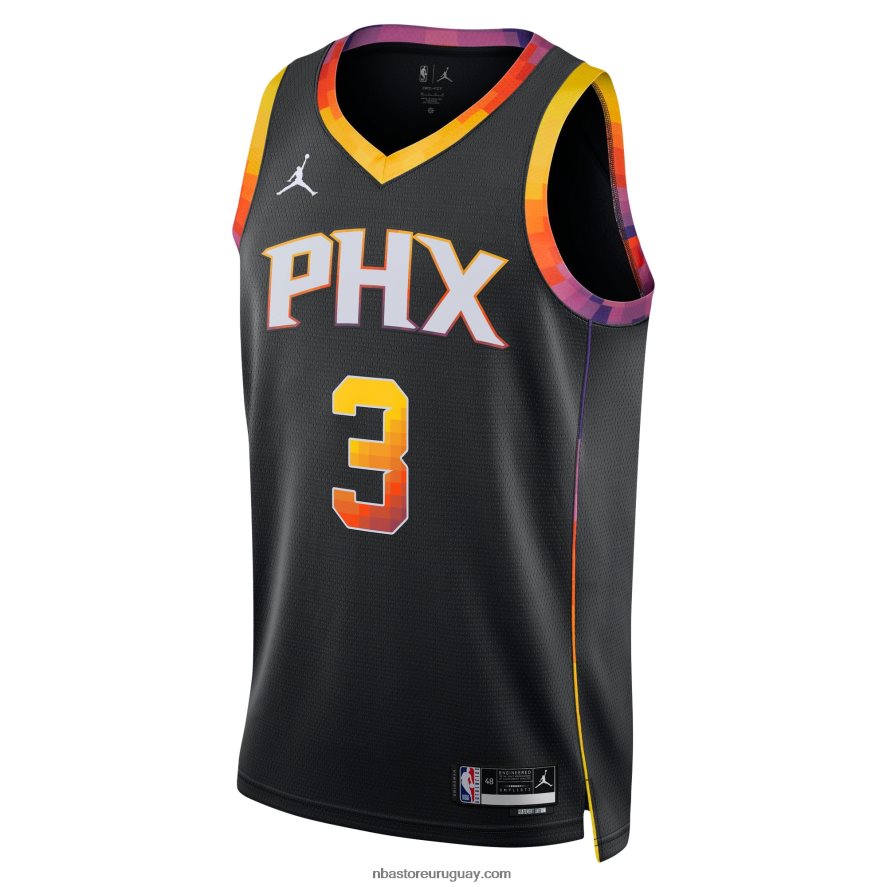 camiseta phoenix suns chris paul jordan marca negra swingman 6L080N1806 NBA
