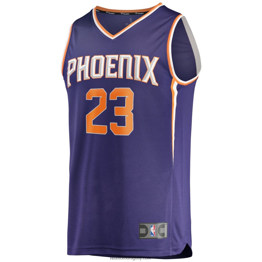 camiseta réplica de cameron johnson de los suns de phoenix morada 6L080N3165 NBA