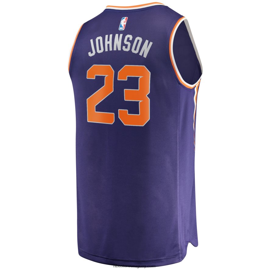 camiseta réplica de cameron johnson de los suns de phoenix morada 6L080N3165 NBA