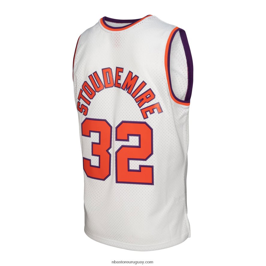 phoenix suns amar\'e stoudemire mitchell & ness blanco hardwood classics swingman jersey 6L080N7282 NBA