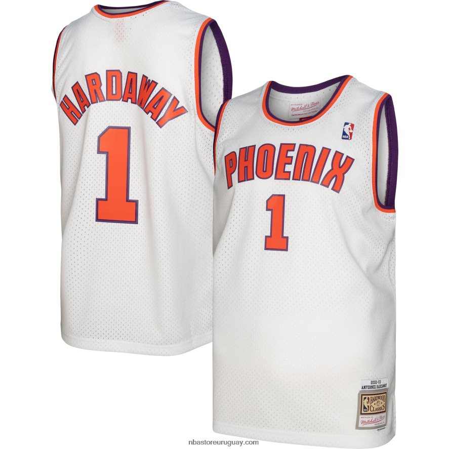 phoenix suns penny hardaway mitchell & ness white hardwood classics swingman jersey 6L080N4003 NBA