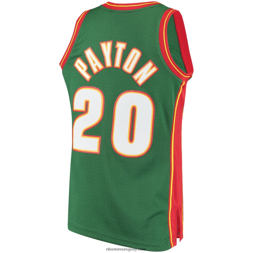 seattle supersonics gary payton mitchell & ness green hardwood classics swingman jersey 6L080N815 NBA