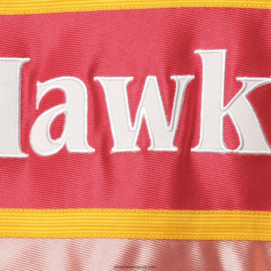 atlanta hawks dominique wilkins mitchell & ness rosa 75 aniversario oro rosa 1986 jersey swingman 6L080N12631 NBA