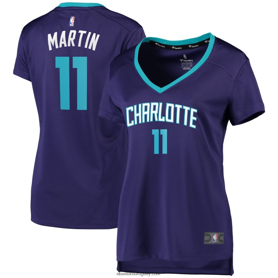 charlotte hornets cody martin púrpura fast break réplica jugador jersey 6L080N13035 NBA