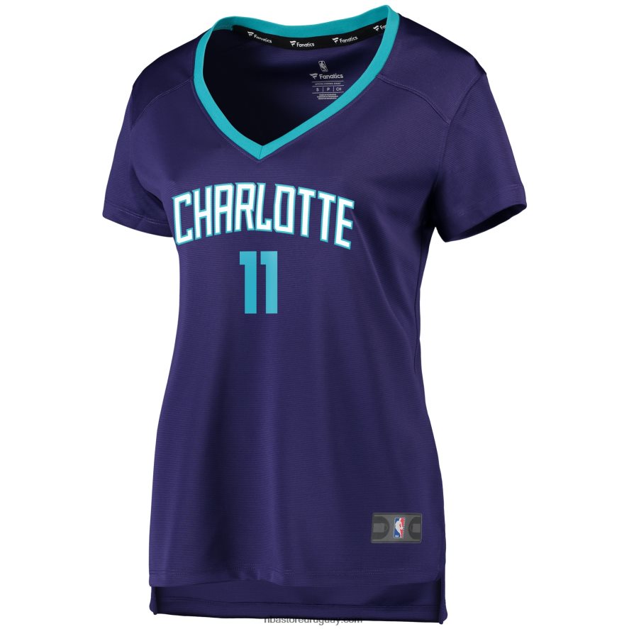 charlotte hornets cody martin púrpura fast break réplica jugador jersey 6L080N13035 NBA