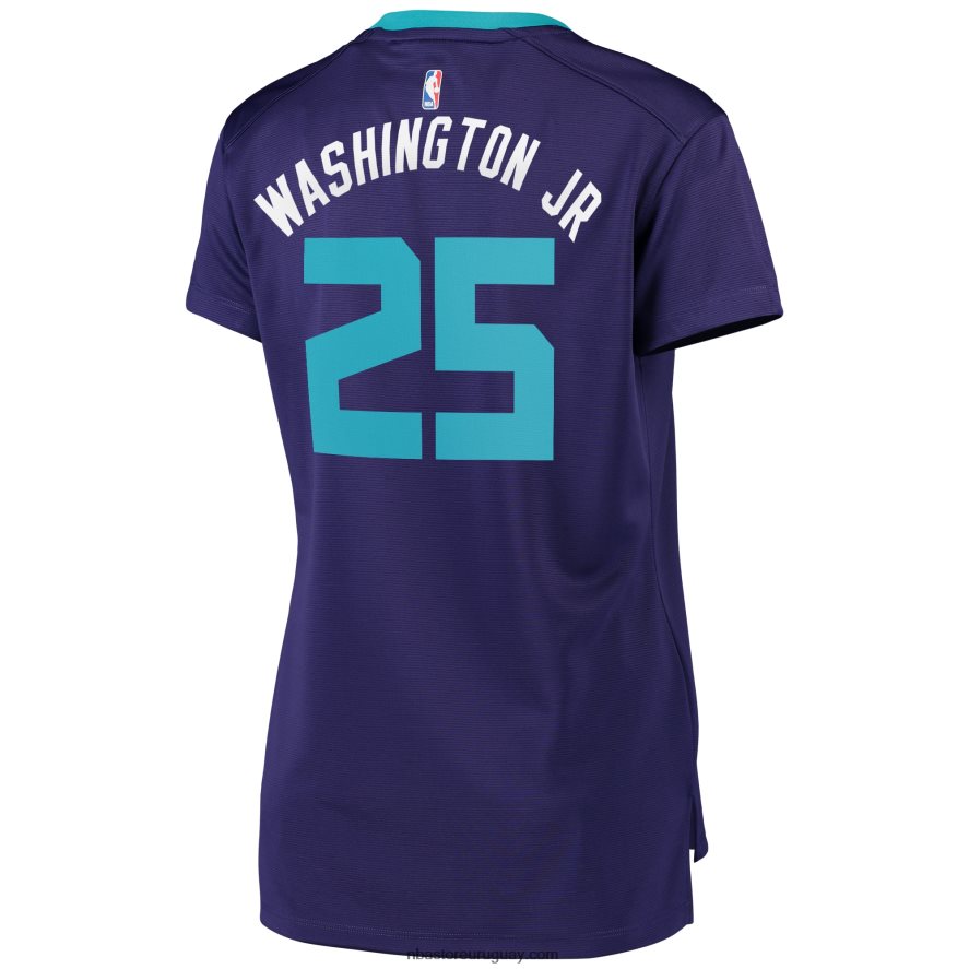 charlotte hornets pj washington jr. camiseta de jugador de réplica de ruptura rápida morada 6L080N11457 NBA