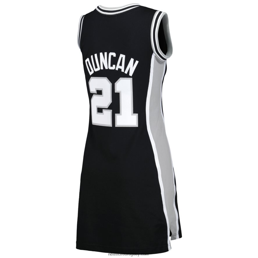 san antonio spurs tim duncan negro 1998 hardwood classics nombre y número jugador jersey vestido 6L080N8891 NBA