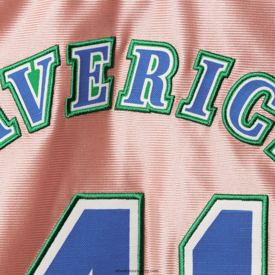 dallas mavericks dirk nowitzki mitchell & ness rosa 75 aniversario oro rosa 1998 jersey swingman 6L080N10849 NBA