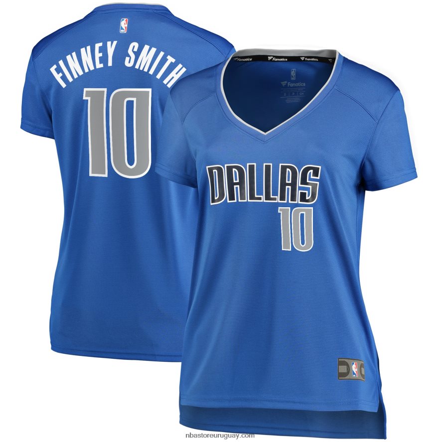 dallas mavericks dorian finney-smith azul fast break replica playera de jugador 6L080N13258 NBA