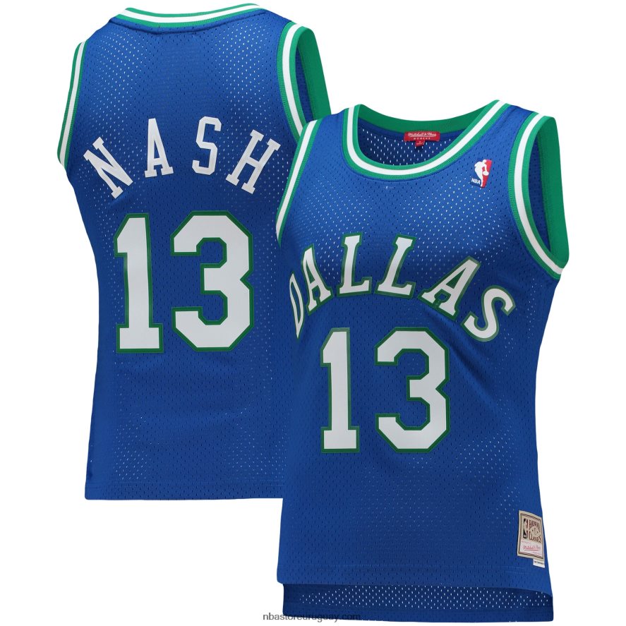 dallas mavericks steve nash mitchell & ness blue hardwood classics swingman jersey 6L080N9705 NBA