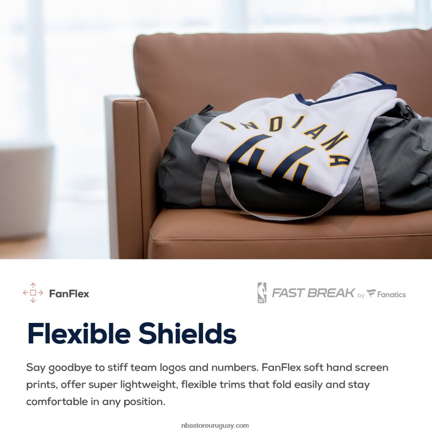 Indiana Pacers Gold Fast Break Réplica de camiseta personalizada 6L080N9415 NBA