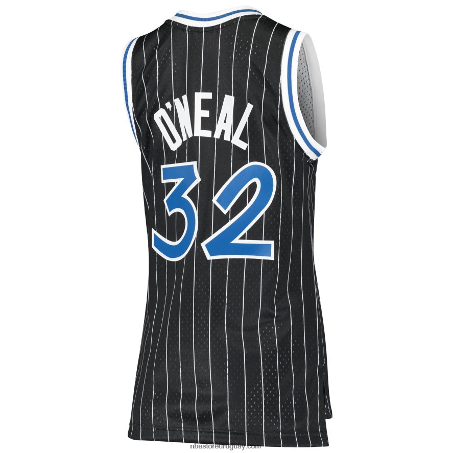 orlando magic shaquille o\'neal mitchell & ness negro hardwood classics swingman jersey 6L080N9688 NBA