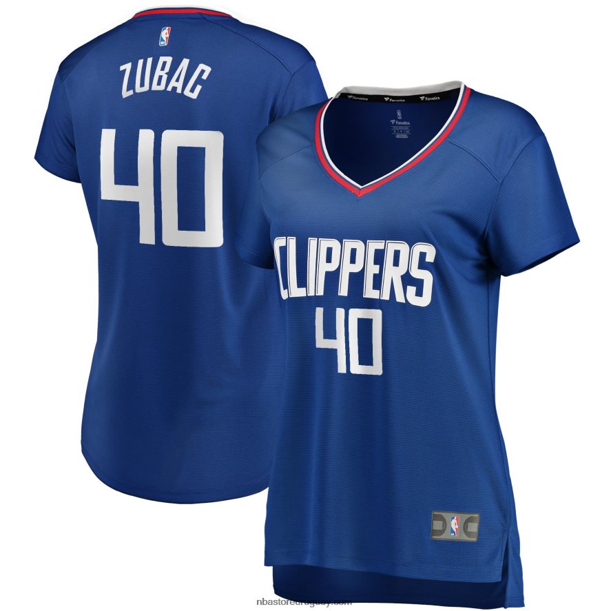camiseta réplica de la clippers ivica zubac royal fast break 6L080N13411 NBA
