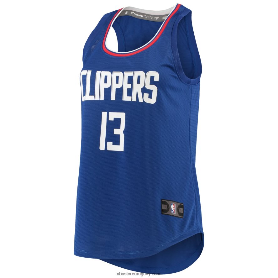 la clippers paul george royal fast break jugador movimiento jersey camiseta sin mangas 6L080N11959 NBA