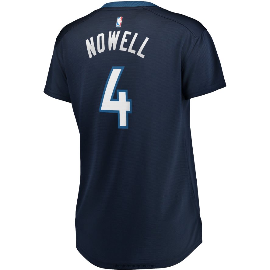 minnesota timberwolves jaylen nowell azul marino fast break replica jersey 6L080N15703 NBA