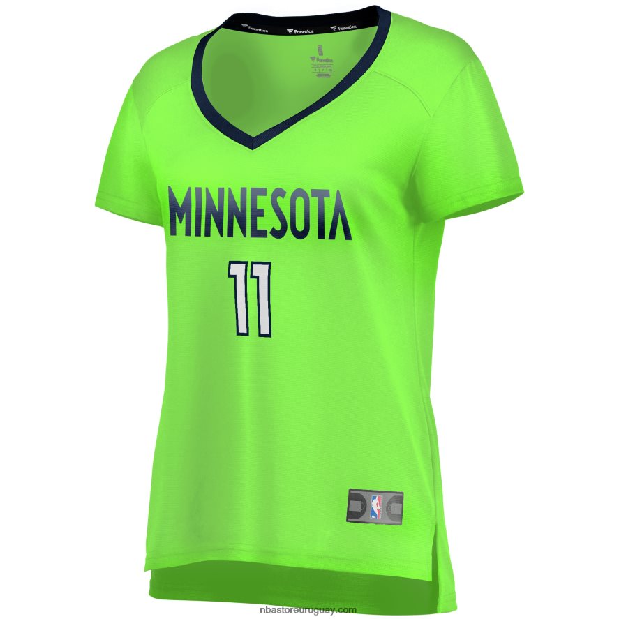 minnesota timberwolves naz reid camiseta réplica verde fast break 6L080N13465 NBA