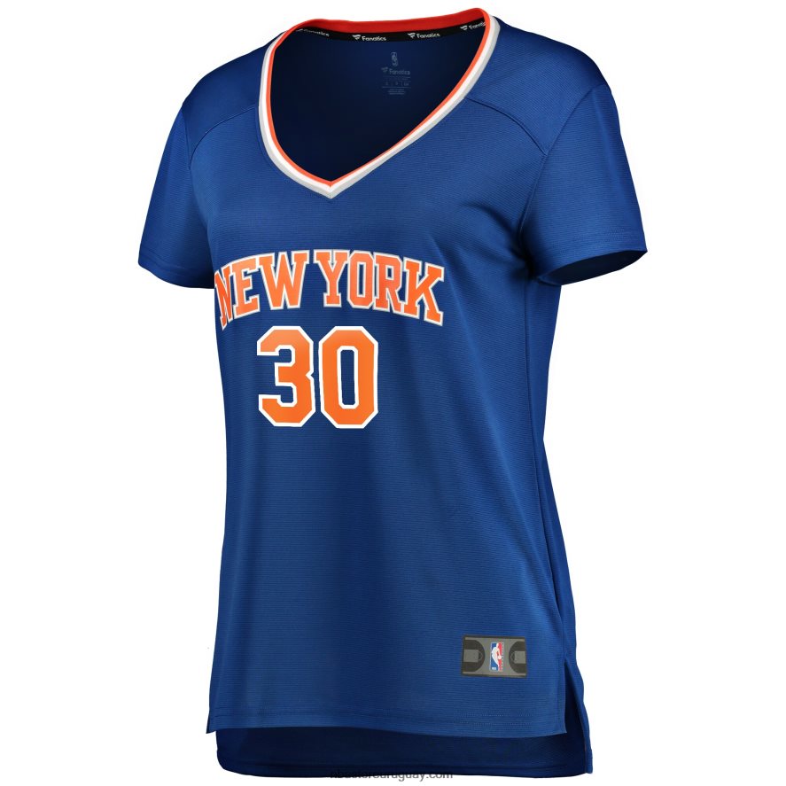 New York Knicks Julius Randle Réplica de camiseta azul de jugador Fast Break 6L080N8971 NBA