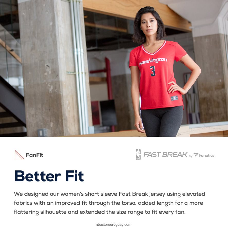 Washington Wizards Rui Hachimura Réplica de camiseta roja Fast Break 6L080N13441 NBA