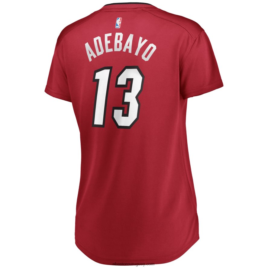 réplica de camiseta roja miami heat bam adebayo fast break 6L080N10614 NBA