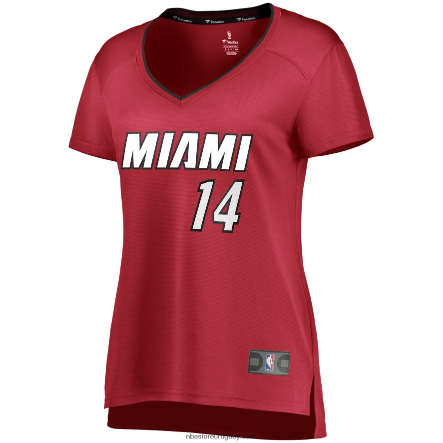 réplica de camiseta roja miami heat tyler herro fast break 6L080N10769 NBA