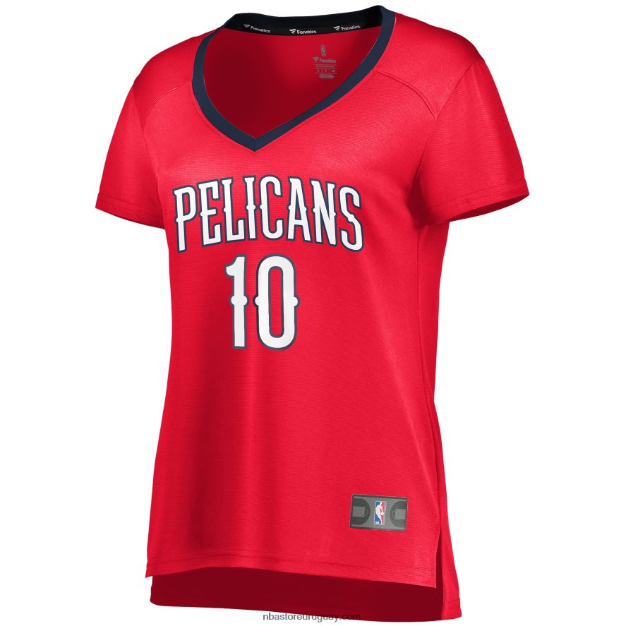 New Orleans Pelicans Jaxson Hayes Réplica De Jersey Rojo Fast Break 6L080N12119 NBA