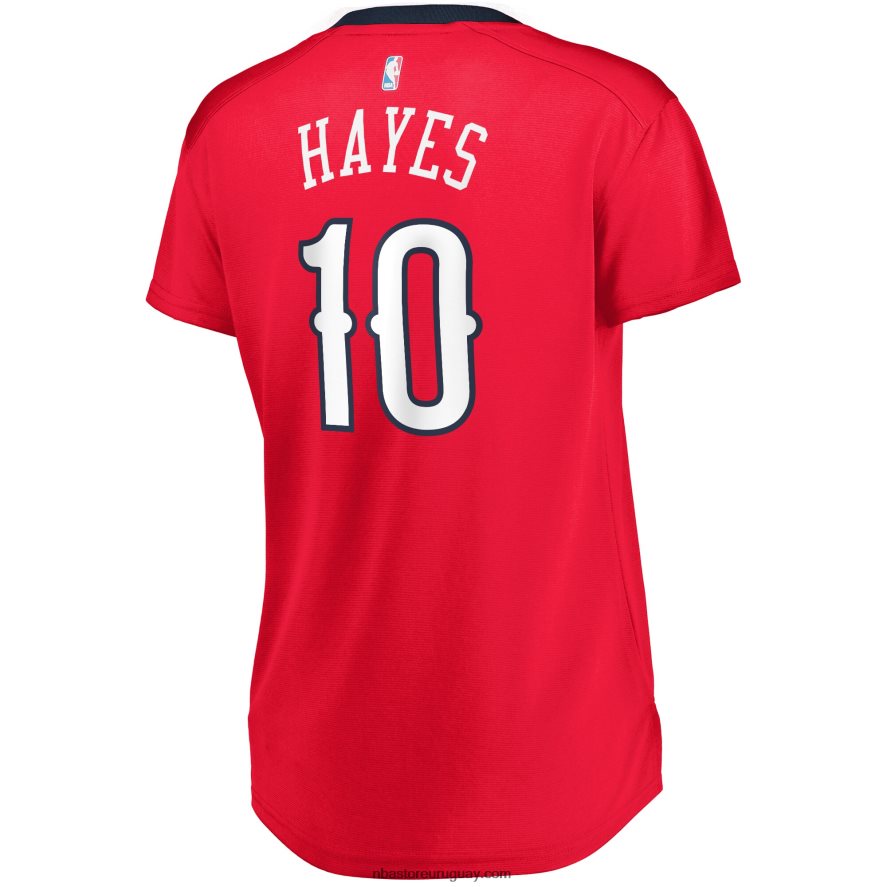 New Orleans Pelicans Jaxson Hayes Réplica De Jersey Rojo Fast Break 6L080N12119 NBA