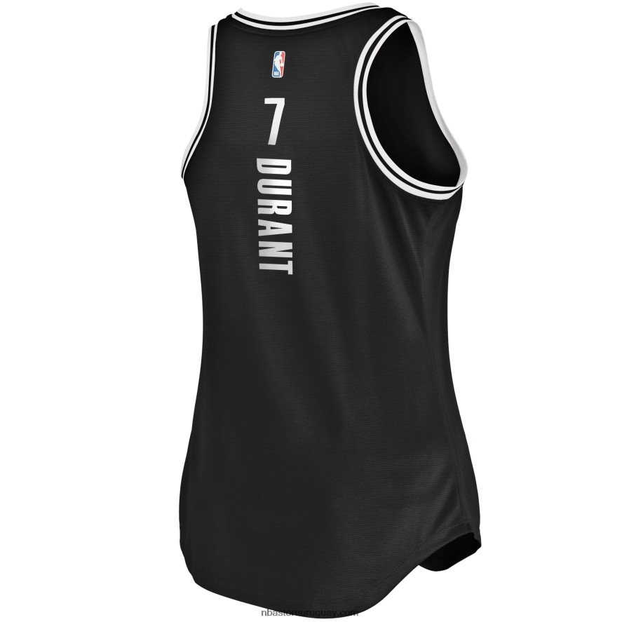 brooklyn nets kevin durant camiseta negra de tanque de descanso rápido 6L080N9122 NBA