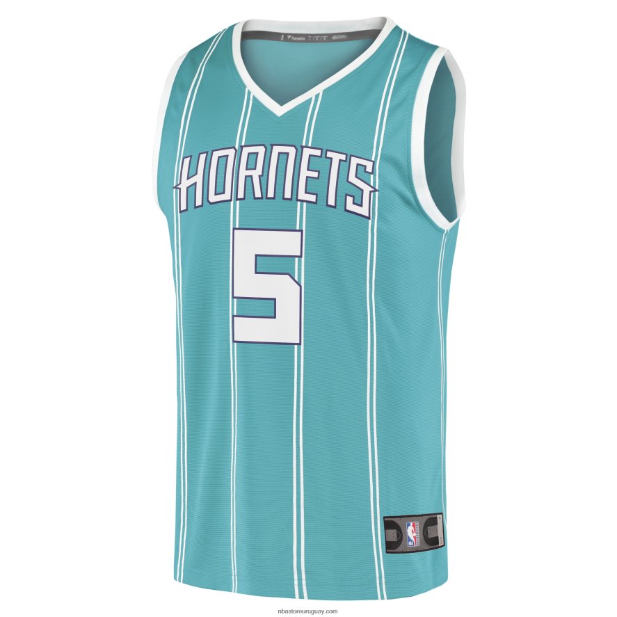 charlotte hornets mark williams verde azulado selección de primera ronda jersey de réplica de descanso rápido 6L080N16944 NBA