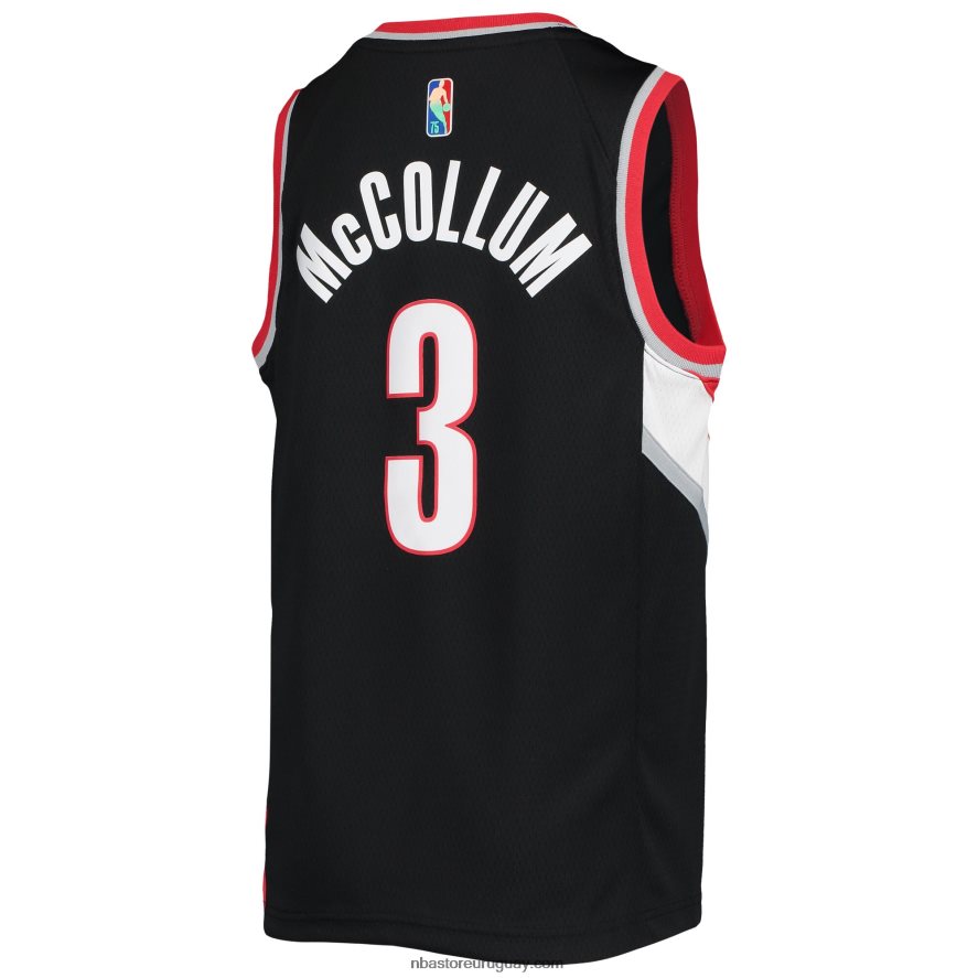 portland trail blazers c.j. camiseta nike mccollum negro diamante swingman 6L080N17822 NBA