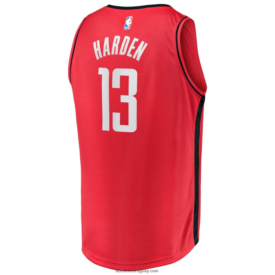 Réplica de camiseta roja de jugador de quiebre rápido de James Harden de Houston Rockets 6L080N17080 NBA