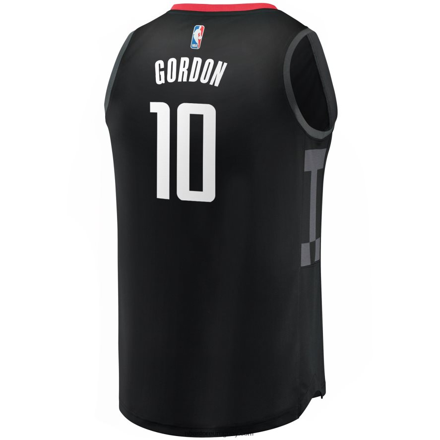 houston cohetes eric gordon negro fast break replica jersey 6L080N17815 NBA