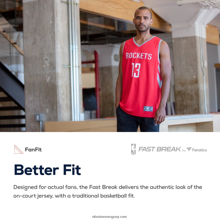 houston cohetes eric gordon negro fast break replica jersey 6L080N17815 NBA