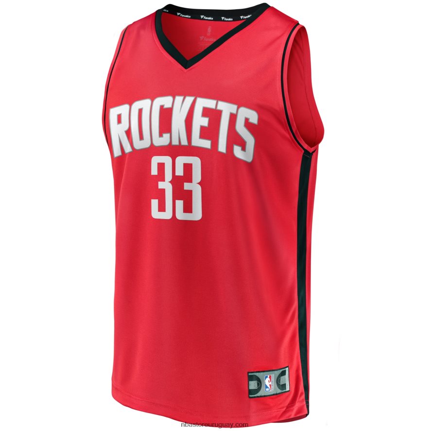 houston cohetes frank kaminsky iii rojo fast break player jersey 6L080N18925 NBA